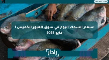 بكام اسعار السمك اليوم في سوق العبور الخميس 1 مايو 2025 هل انخفضت أم ارتفعت؟